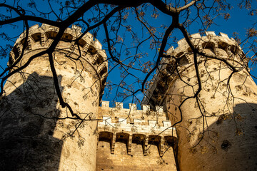 Torres de Quart Stadttor in Valencia Spanien