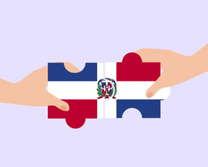 Solidarity and togetherness in Dominican Republic, people helping each other, unity and help