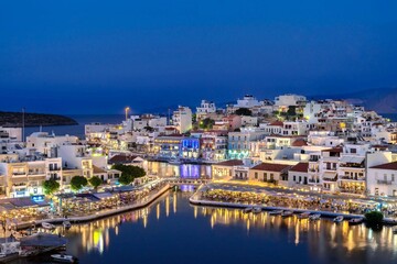 Fototapeta na wymiar Port Agios Nikolaos 