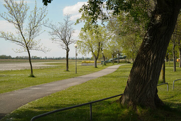 Zicksee ausgetrocknet, Klimaveränderung, St. André am Zicksee, 30. April 2023