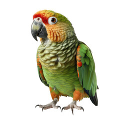 parrot isolated on white background
