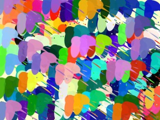 Colorful watercolor shapes, vivid paint, abstract background