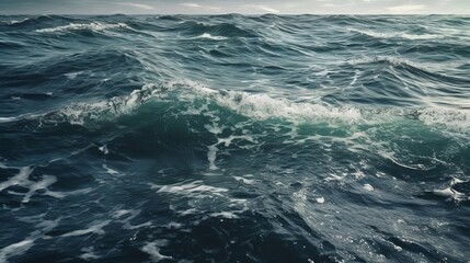 particularly point by point photo sea water. Creative resource, AI Generated