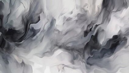 Soft and ethereal abstract background in grey watercolor