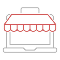Store front vector icon