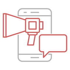 Advertise vector icon