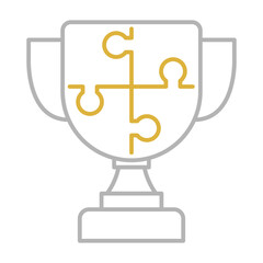 Strategy for victory vector icon