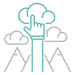 successful target vector icon