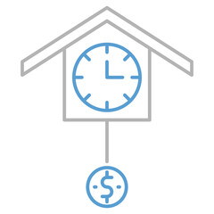 Time is money vector icon