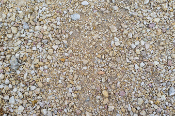 imagen detalle textura suelo de tierra y piedras de distintos tamaños 