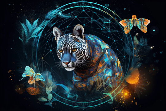 Cona Collection · Hologram · Animal Kingdom · Computer Based Illustrations · Generative Art · 3d Render · Digital Art