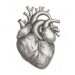Human Heart Anatomy. generative AI