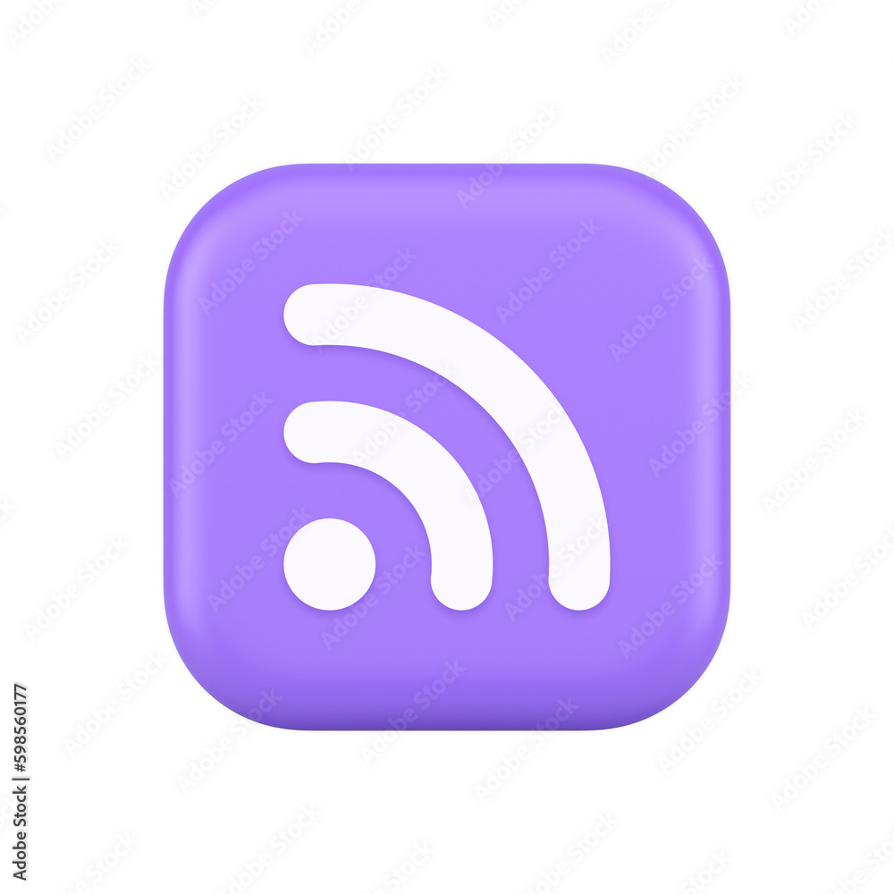 Poster wifi available access button wireless internet connection signal 3d realistic icon
