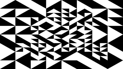 Vector geometric pattern with triangles. Modern stylish abstract background