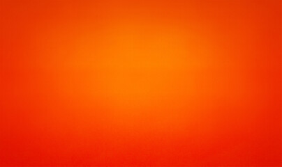 Orange color plain abstract design background with gradient, Suitable for flyers, banner, social media, covers, blogs, eBooks, newsletters or insert picture or text with copy space