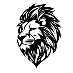 Lyon logo silhoute vector icon