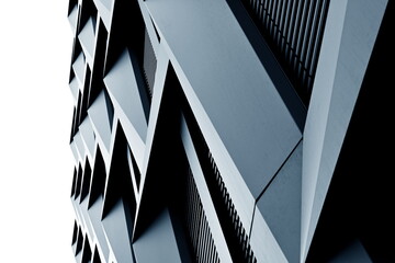 Abstract geometry facade windows