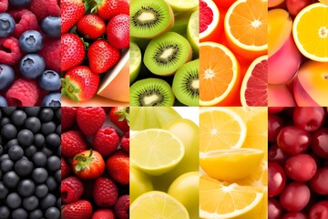 fruit backgrounds. generative AI