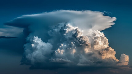 Cloud background. Generative AI