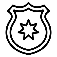 police badge line 