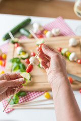 leckere vegane Gemüsespieße selber machen
