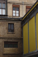 Facade of a building in Bilbao, Spain