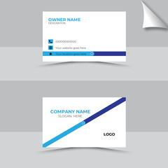 set of business cards