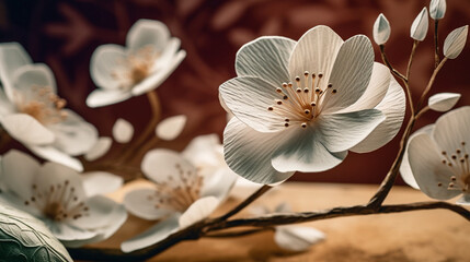 Obraz na płótnie Canvas Spring flower. Generative AI