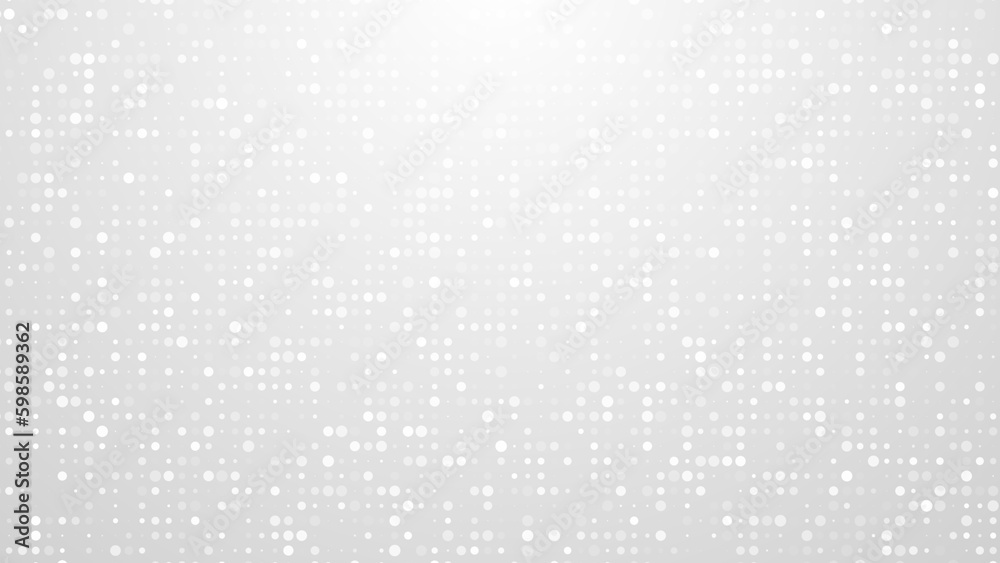 Poster dot white gray pattern gradient texture background. abstract technology big data digital background.