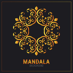 Luxury Mandala background design template