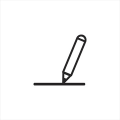 Fototapeta premium drawiing icon. single icon isolated white background.EPS 10 For Website Mobile UI/UX
