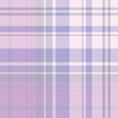 Seamless pattern in exciting pastel lilac and gray colors for plaid, fabric, textile, clothes, tablecloth and other things. Vector image.