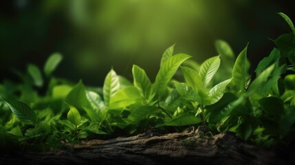 Eco friendly background with nature elements