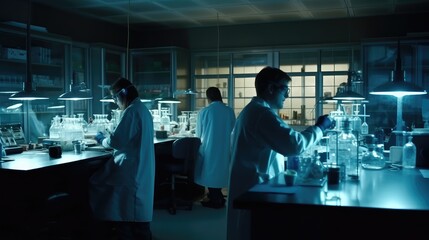 Obraz premium Scientists in laboratory