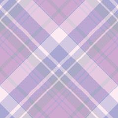 Seamless pattern in exciting pastel lilac and gray colors for plaid, fabric, textile, clothes, tablecloth and other things. Vector image. 2