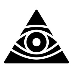 iluminati glyph icon