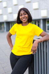 Yellow Fever: A Stunning Black Woman Sets the Summer Fashion Trends in the City
