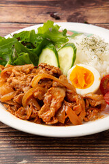 ポークチャップライス