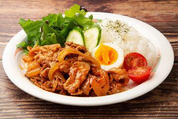 ポークチャップライス