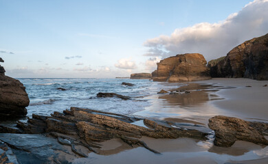 Ribadeo, Galicia - Spain. Praia das Catedrais (Beach of the Cathedrals)