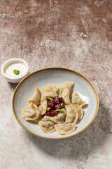 Vareniki with cherries