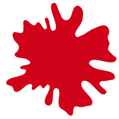 Blood splat splash spot ink stain blot patch liquid vector illustration
