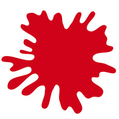 Blood splat splash spot ink stain blot patch liquid vector illustration
