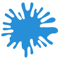 Water splash illustration. Vector file