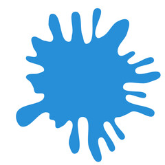 Water splash illustration. Vector file