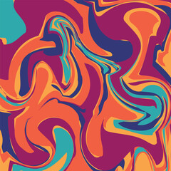 abstract colorful liquid fire pattern