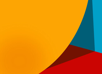 Paper background in red, yellow and blue color