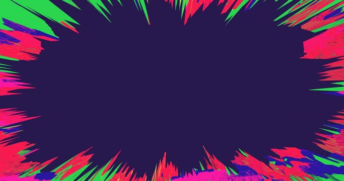 Heavenly Electro-POP - Loop and video with copy space for text. Trippy Psychedelic Background for a Creative Video - a visually interesting and dynamic element for various types of media projects.