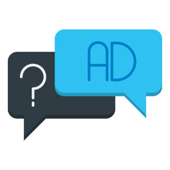 Fototapeta premium chat bubble icon