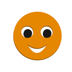 Smile icon 3D vector